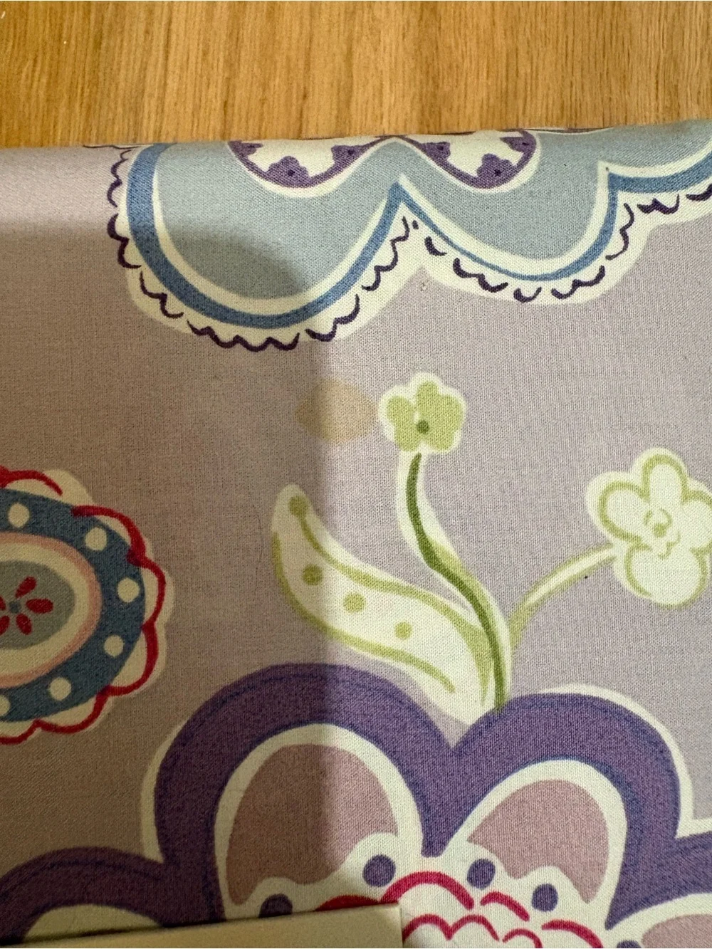 Pottery Barn Kids Samantha Duvet Cover in Lavender, Purple, Pink, Green